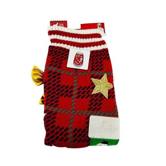 Holiday Time Gift for You Dog Sweater Tacky Ugly Large - Picture 7 of 9